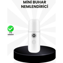 Nuveden Kablosuz Şarjlı Mini Buhar Nemlendirici – Cilt ve Ortam Için Taşınabilir Akıllı Cihaz
