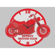 heptex Kişiye Özel Hediyelik Motosiklet Duvar Saati