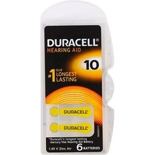 Nuveden Ieg™ Duracell 10 Numara Işitme Cihazı Pili 6'lı Paket