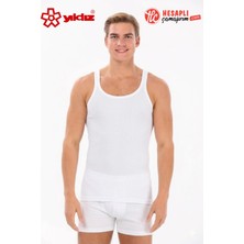 GOLDOREMİ Yıldız 310 Premium Erkek Kaşkorse Fitilli Body Atlet