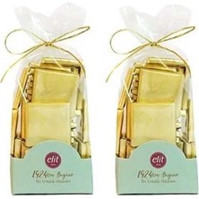 Elit Çikolata Altın Sargılı Sütlü Çikolata Madlen Poşet 250 G 2\'li Set