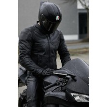 Cm7 Arnold Hakiki Deri 4 Mevsim Motosiklet Montu Ceketi