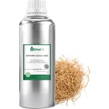 Etheloil Vetiver Uçucu Yağı - 1 kg - %100 Saf ve Doğal Uçucu Yağ