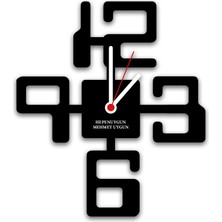 heptex Kişiye Özel Hediyelik Dekoratif Duvar Saati