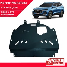 3 Tıkla Chery Tiggo 7 Pro 2020-2026 Çelik Karter Muhafaza Çelik Koruma Sacı A+ Kalite Yerli Üretim
