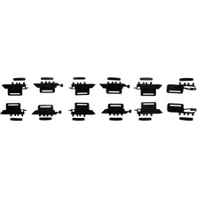 İnnovareauto Peugeot 307 Sw 407 Için Sunroof Tamir Seti 24 Lü Takım