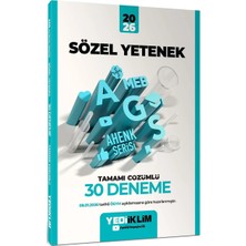 Yediiklim Yayınları 2026 Meb Ags Ahenk Serisi Sözel Yetenek Tamamı Çözümlü 30 Deneme
