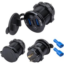 Powermaster 28MM Marin Pano Tipi 8-32V 2* USB 3.0 / Type C Pd Giriş