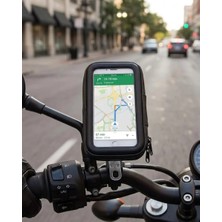Feifei Su Geçirmez Motosiklet Bisiklet Telefon Tutucu 360 Derece Döner Gidon Telefon Stan - FEİ6393-676