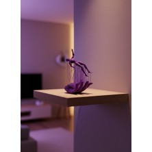 Feifei El Insan Figürü Mor Modern Sanatsal Biblo Soyut Tasarım Salon ve Ofis Dekoru - FEİ4491-2815