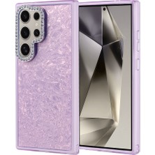 Cepustik Telefon Aksesuarları Galaxy S24 Ultra Kılıf Taşlı Tasarımlı Kapi Kılıf