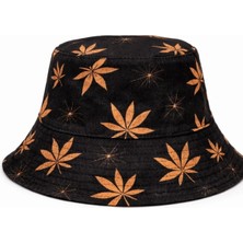 Soulistic Collection Siyah Desenli Mevsimlik Bucket-Kova Şapka
