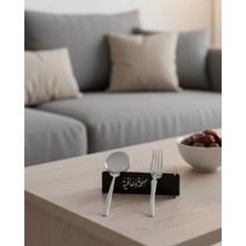 Feifei 3D Özel Baskı 6’lı Çatal Kaşık Tutucu Modern Sofra Aparatı - FEİ9004-3040