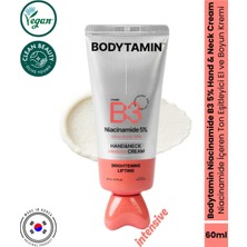 Bodytamin Niacinamide B3 %5 Intensive El ve Boyun Kremi Masaj Başlık Aydınlatıcı Sıkılaştırıcı 60 ml