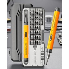 Feifei Type C Şarjlı Mini Elektrikli Tornavida 38 Uçlu Manyetik Tamir Kiti - FEİ4779-3582