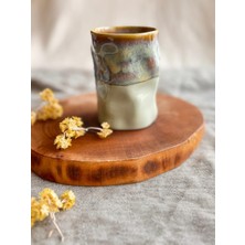 Nora Atelier Ceramic Aurora Serisi, Kulpsuz Dalgali Form Mug