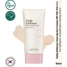 Daily Defense Tone-Up Sun Cream SPF50+ Pa++++ Aydınlatıcı & Renk Eşitleyici Güneş Kremi 50 ml