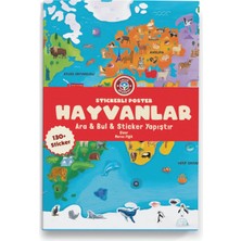 Çocuk Akademi Stickerlı Poster Hayvanlar