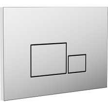 Nkp S1 Kontrol Paneli, Çift Basmalı,parlak KROM-0041
