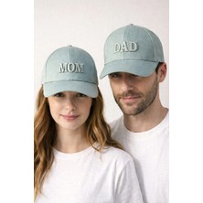 Soulistic Collection %100 Pamuk Nakışlı Mom-Dad Anne-Baba 2'li Şapka