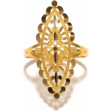 HAKAN GÜLER KUYUMCULUK Altın Hint Model Yüzük – |22 Ayar Görünümlü Tasarım