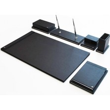 Tabac Sümen Takımı White Classic Lüks Suni Deri Marine Siyah 4490-116