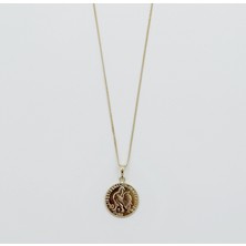 Mavika Jewellery 14K Gold Plated Republique Francaise Kolye