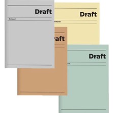 Keskin Color Sert Kapak Ciltli Draft Not Defteri 14X20Cm 120 Yaprak 410531-99 (Karışık Renk 1 Adet)