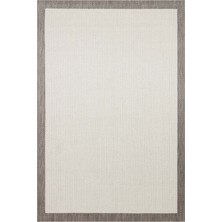 Cool Halı Grande Gri Bordürlü Kaydırmaz Taban Modern Ince Yumuşak Özel Ölçü Minimal Salon Oturma Odası Halısı