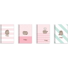 Keskin Color Bloknot Not Defteri Spiralli Pusheen A6 80 Yaprak Çizgili 140400-10 (36 Lı Paket)