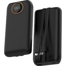 Zemheri Snapron SNP-3013 22.5W Pd 20.000MAH Dahili Kablolu ve Hızlı Şarjlı Powerbank