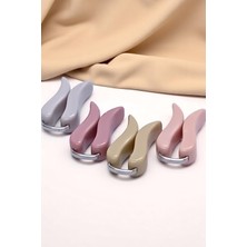 Katilus Eşarp Şal Klipsi 4 Adet Lale  Model Klips Kadın Tesettür Aksesuar Iğne