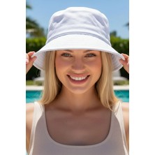 Ritagarcia Unisex Pamuk Gabardin Kova Şapka Bucket Hat Güneş Şapkası