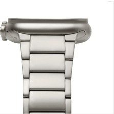 AGM Kordız Titanyum Saat Kordonu T01 (Maks) - Apple Watch Ultra & Ultra 2 (49 Mm) Için- Ayarlanabilir Titanyum Apple Watch Band Güvenli Tokalı - Iwatch Için Yedek Kordon