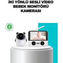 Feifei 720P Bebek Kamerası Uzaktan Kontrollü Gece Görüşlü Monitör - FEİ6238-6003