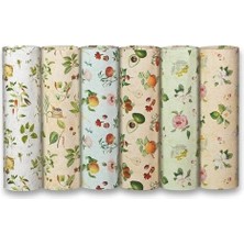 Keskin Color Rex Ambalaj Kağıdı Tekli Rulo Ecocarta Botanica 70X200Cm (50 Li Paket)