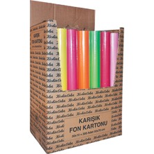 Keskin Color Fon Kartonu 35X50Cm 110 Gram 10 Renk Karışık Poşetli 201301-99