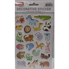 Tanex Yaldızlı Canlılar Serisi Puffy Etiketi Stickers Tnx-25368
