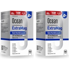 Orzax Ocean Extramag 90 Tablet 6 Aylık Magnezyum Destek Paketi 2'li Kofre
