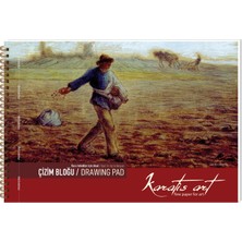 Keskin Color Karatis Art 120 Gram 25X35 Cm 15 Yaprak Spiralli Çizim Blok 482006-99