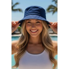 Ritagarcia Unisex Pamuk Gabardin Kova Şapka Bucket Hat Güneş Şapkası
