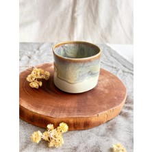 Nora Atelier Ceramic Aurora Serisi, Kulpsuz Kübik Form Mug