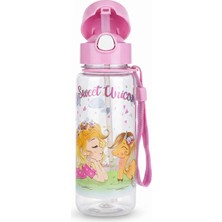 Bonypet Çocuk Suluğu Su Matarası Okul Suluğu Taşıma Askılı Pipetli Kayışlı Damlatmaz Bpa Içermez Koku Yapmaz 500 ml