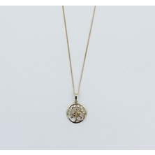 Mavika Jewellery 14K Gold Plated Tree Of Life  Kolye