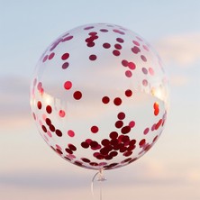 KİKA Balon Süsleme Pulu Kırmızı 15 gr Kika Parti Malzemeleri