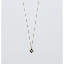 Mavika Jewellery 14K Gold Plated Snow Kolye
