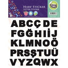  crea tiket ceraworld harfler 15,7x20,5 cm etiket 1127