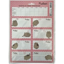 Keskin Color Pusheen Ders Programlı Etiket 3 Yaprak 220130-10
