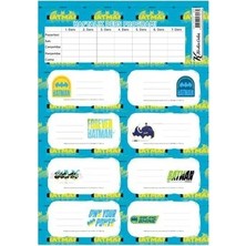 Keskin Color Batman Ders Programlı Etiket 3 Yaprak 220130-09