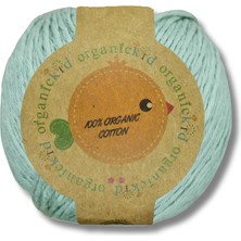 Organickid Organik Pamuk Amigurumi Punch 50 gr El Örgü Ipi 845 Buz Mavisi